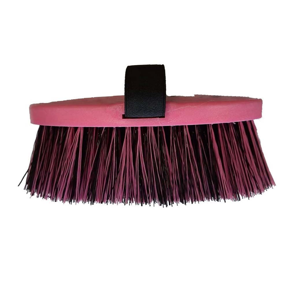 Spazzola cavallo Groovy con setole morbide e cinghia elastica