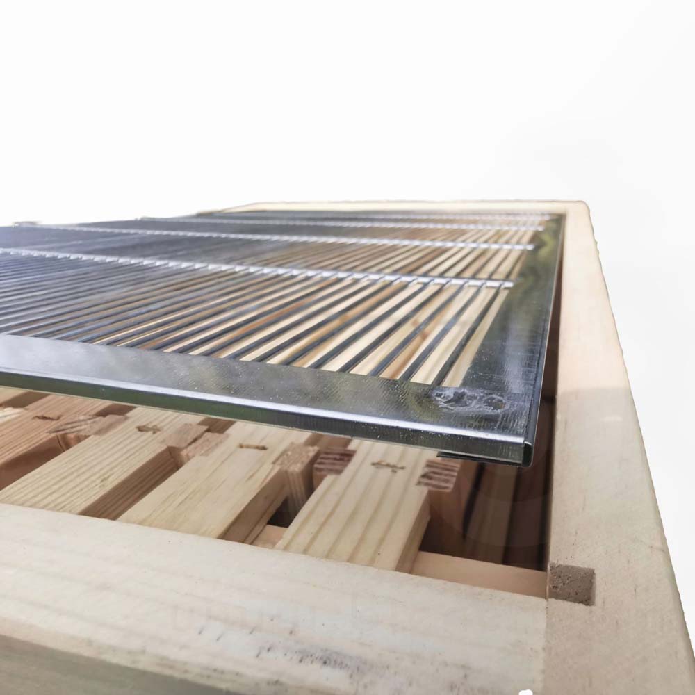 Escludi regina metallico zincato per appoggio sui telai 478x378