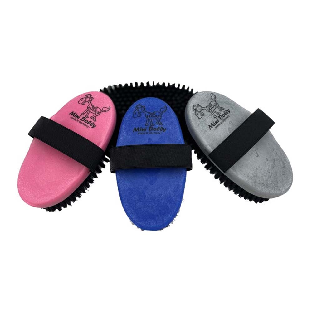 MiniDolly Brusca per cavalli setole sintetiche