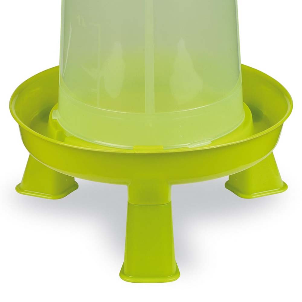 Abbeveratoio per polli Eco 8 L. Con gambe e colore verde limone