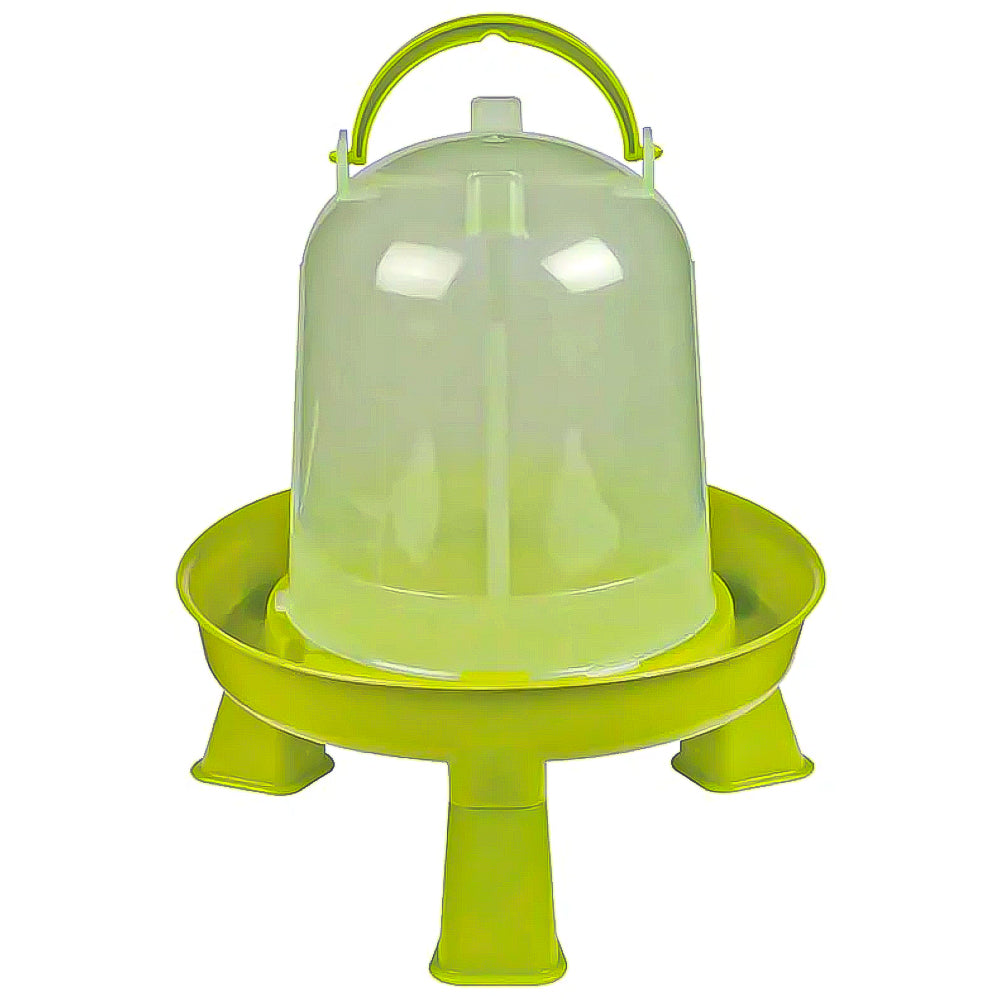 Abbeveratoio per polli Eco 8 L. Con gambe e colore verde limone