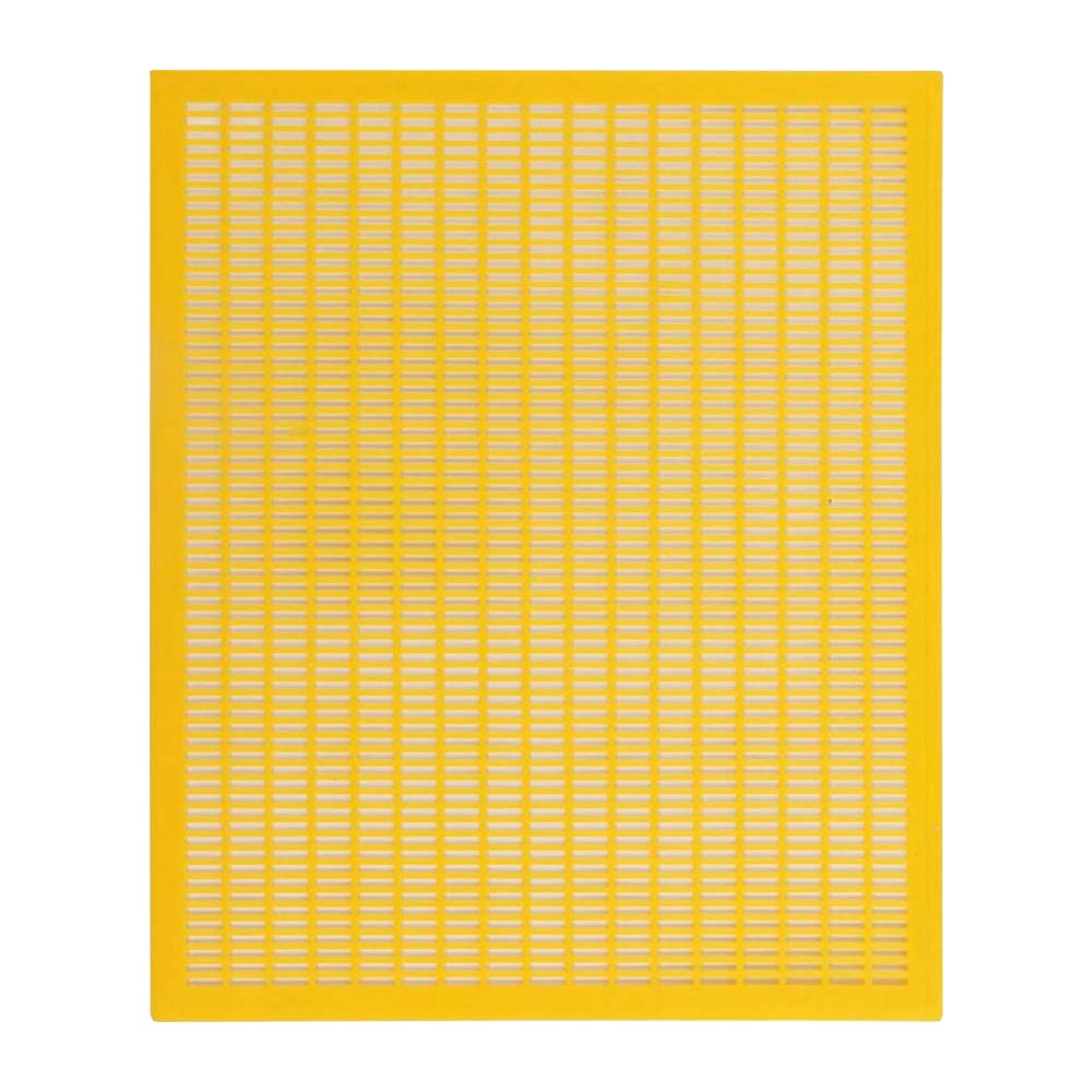 Griglia per la propoli in plastica tipo escludi regina 425x500 giallo