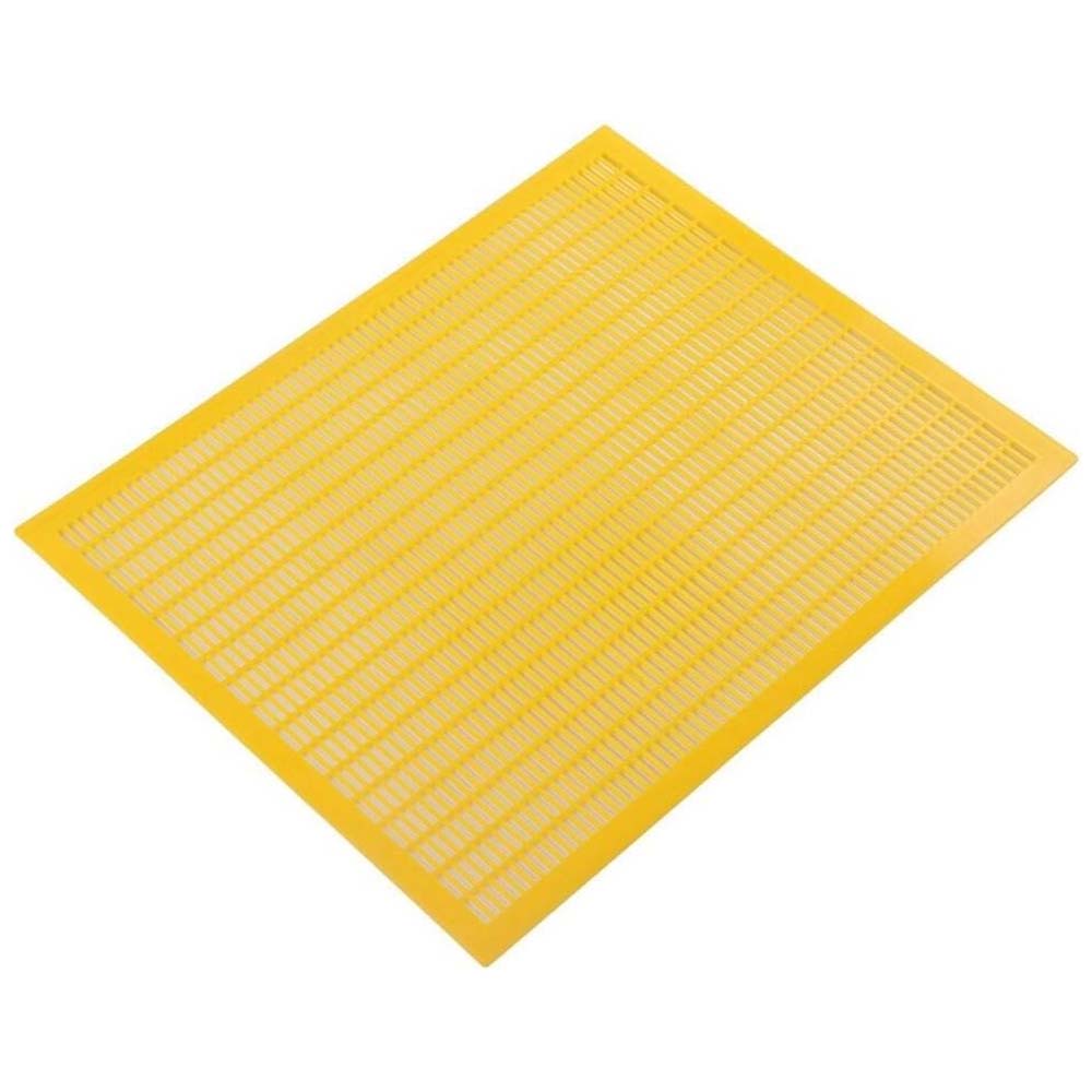 Griglia per la propoli in plastica tipo escludi regina 425x500 giallo