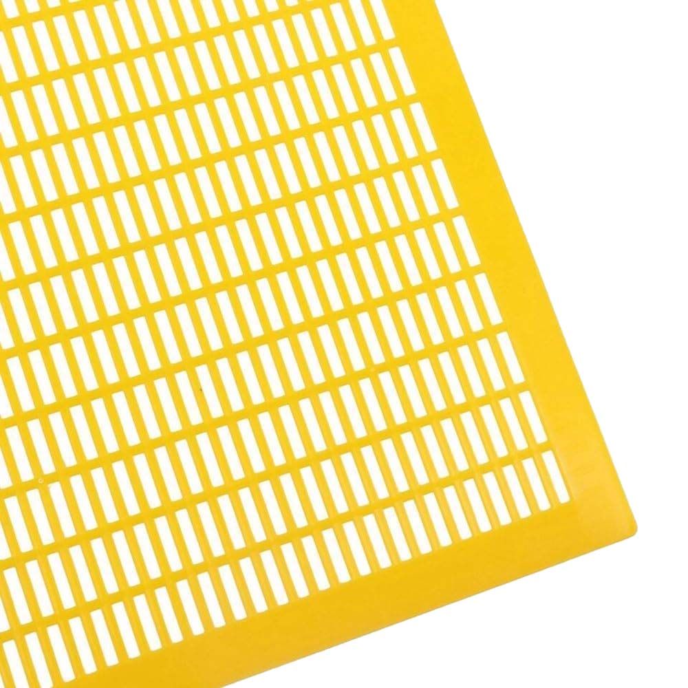 Griglia per la propoli in plastica tipo escludi regina 425x500 giallo