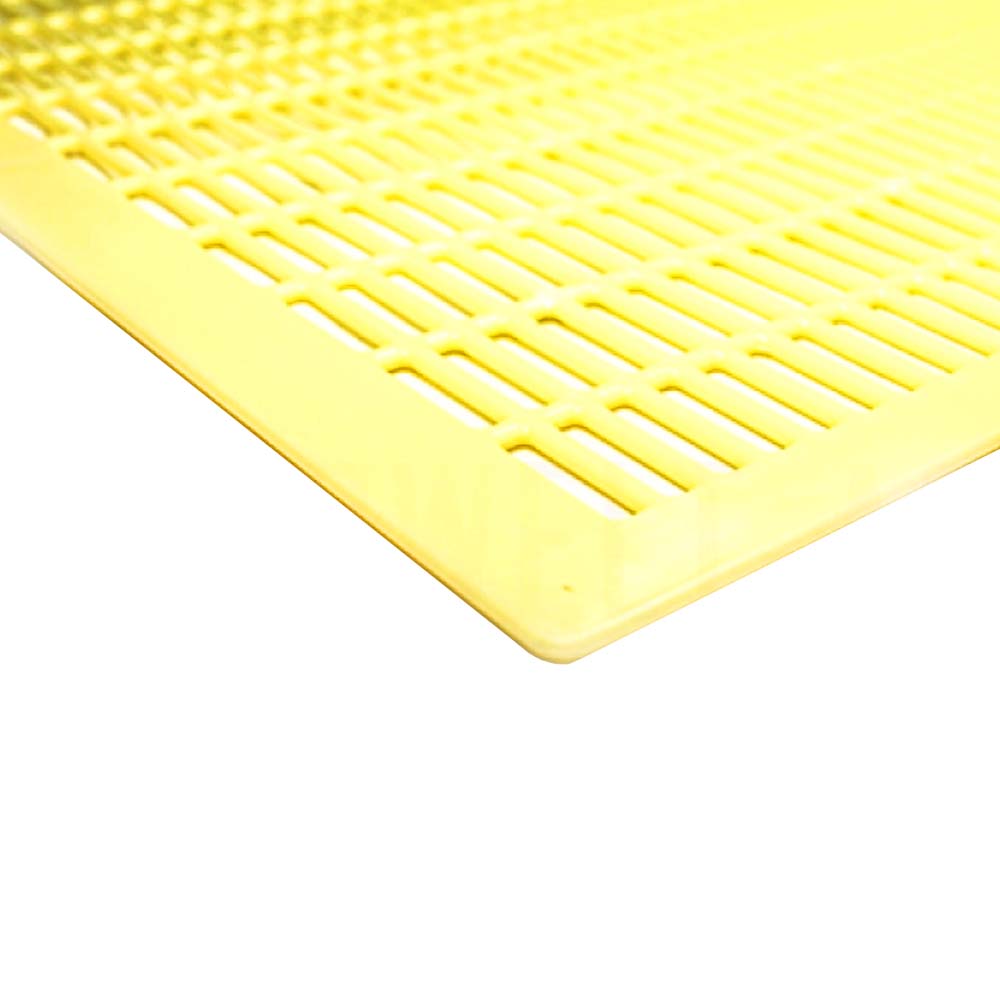 Griglia per la propoli in plastica tipo escludi regina 425x500 giallo