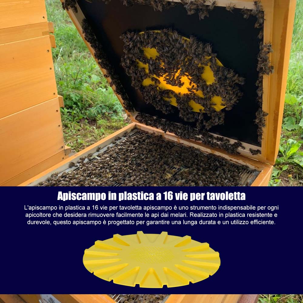 Apiscampo in plastica a 16 vie per tavoletta
