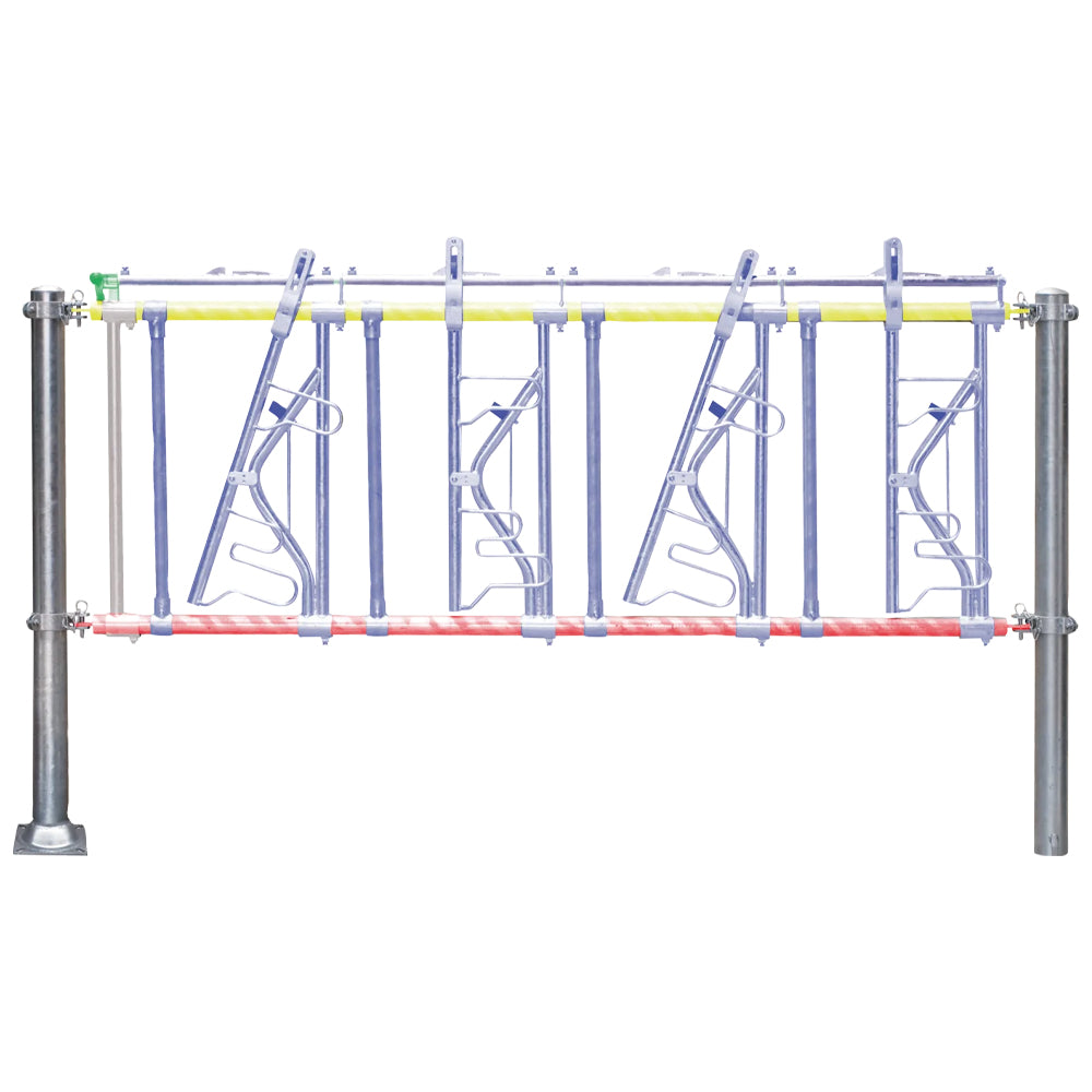 Telaio di supporto modulare per mangiatoia autobloccante | sistema SSV / SV per bovini