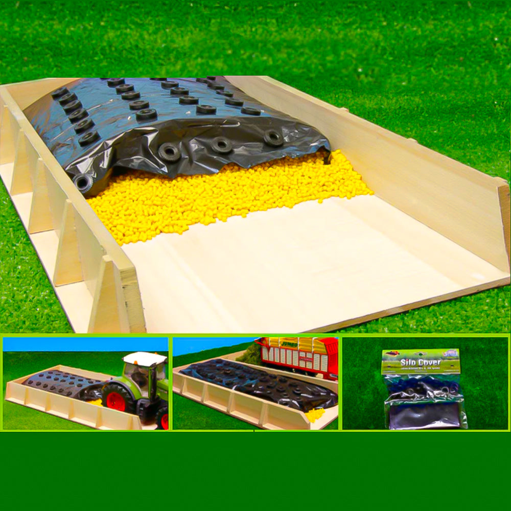 Kids Globe - Accessori per silo di copertura e 50 pneumatici per giocattolo