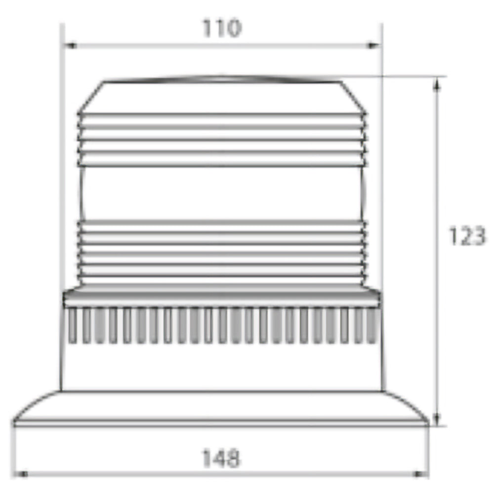 Faro Rotante LED 12-80V