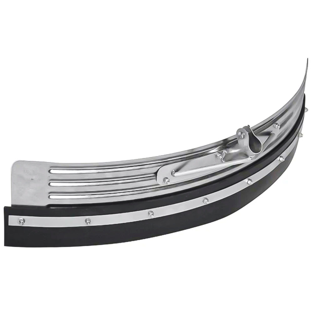 Raschietto Curvo per Letame e Liquame in Acciaio Zincato