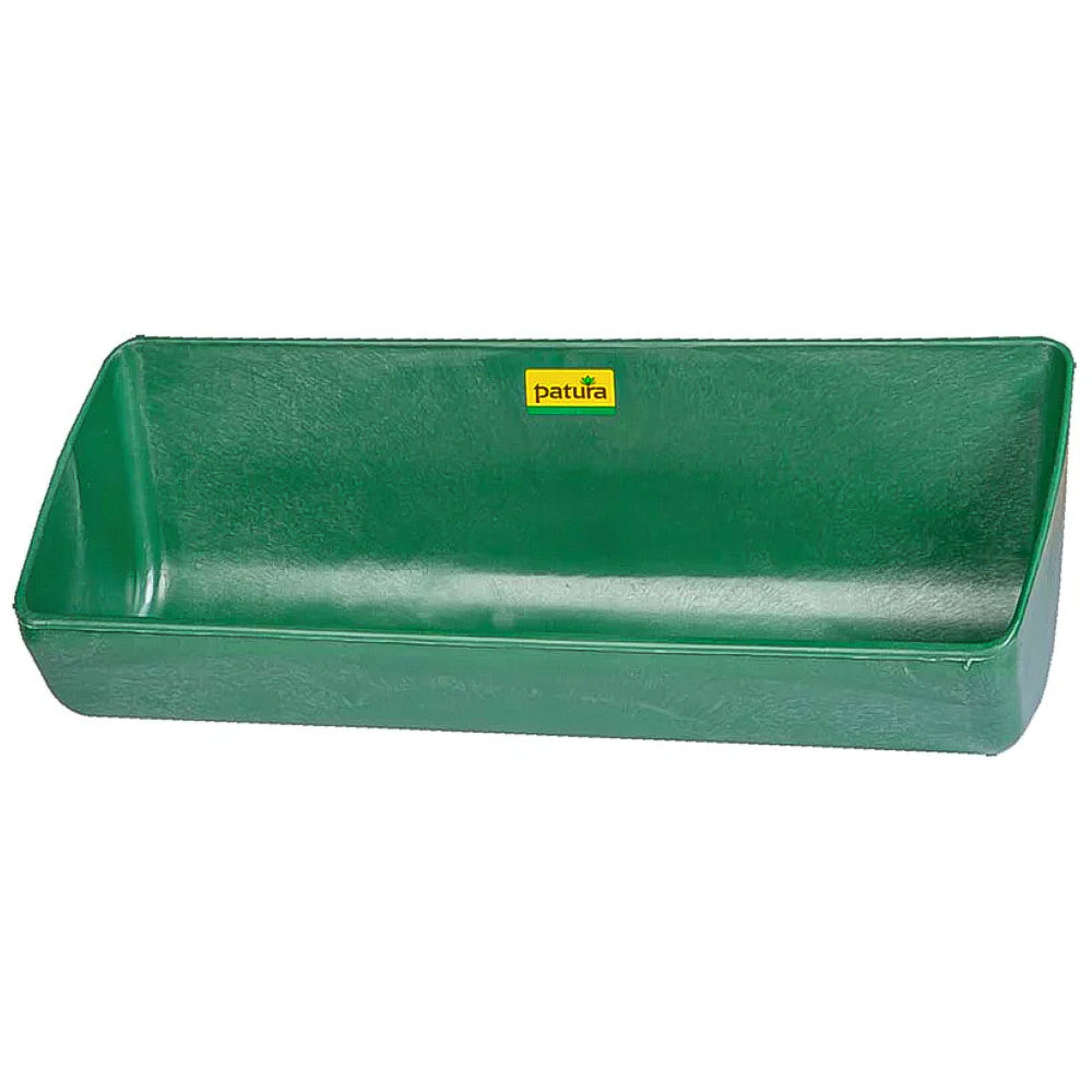 Trogolo lungo in plastica verde - 13 litri