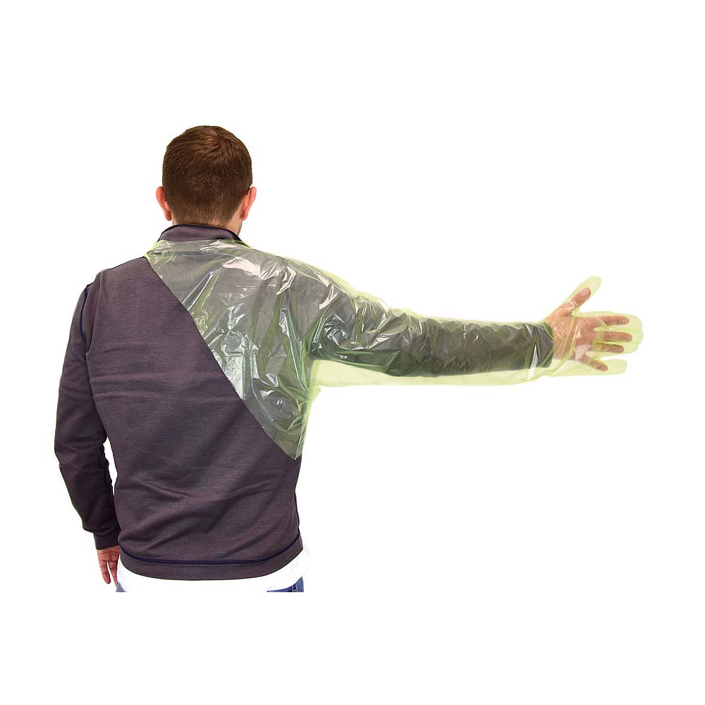 Guanto Veterinario Monouso Vettop Con Protezione Spalla