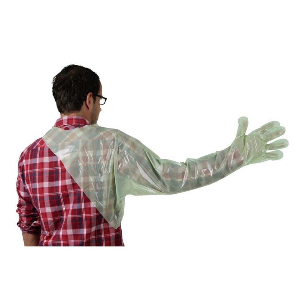 Guanto Veterinario Monouso Vettop Con Protezione Spalla