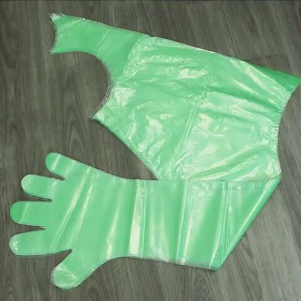 Guanto Veterinario Monouso Vettop Con Protezione Spalla