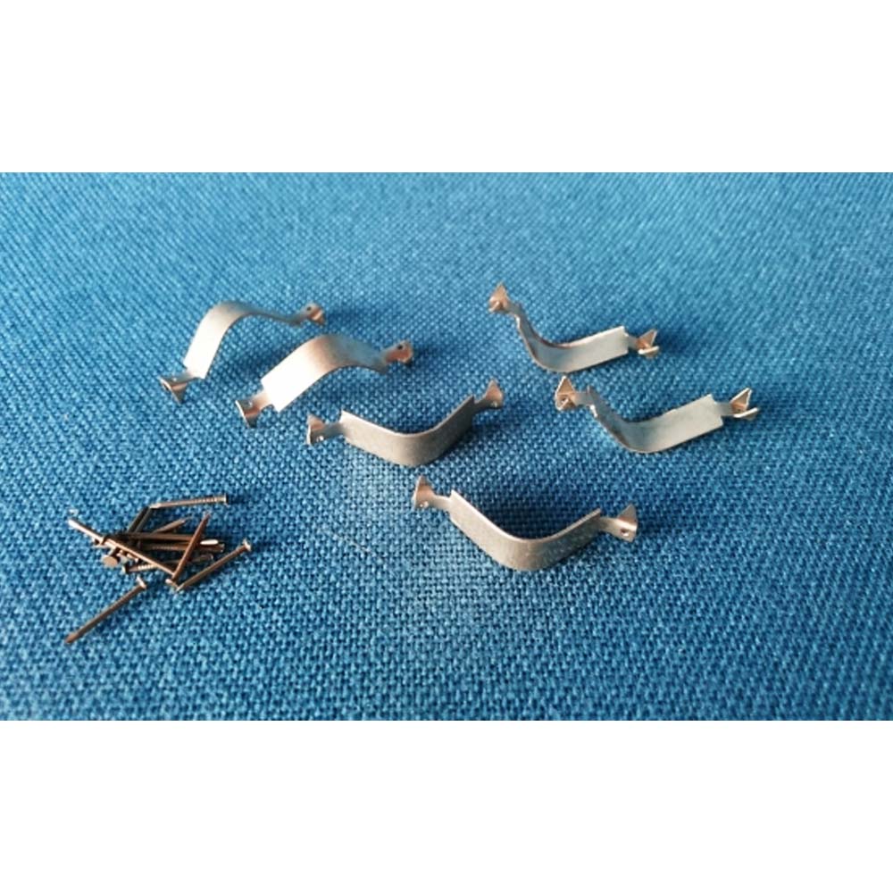 Staffa tonda a doppia punta 10 mm