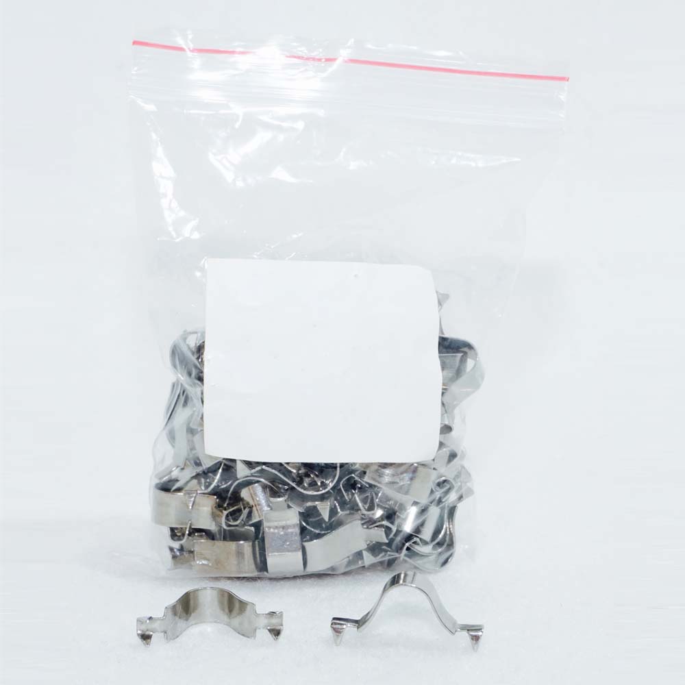 Staffa tonda a doppia punta 10 mm