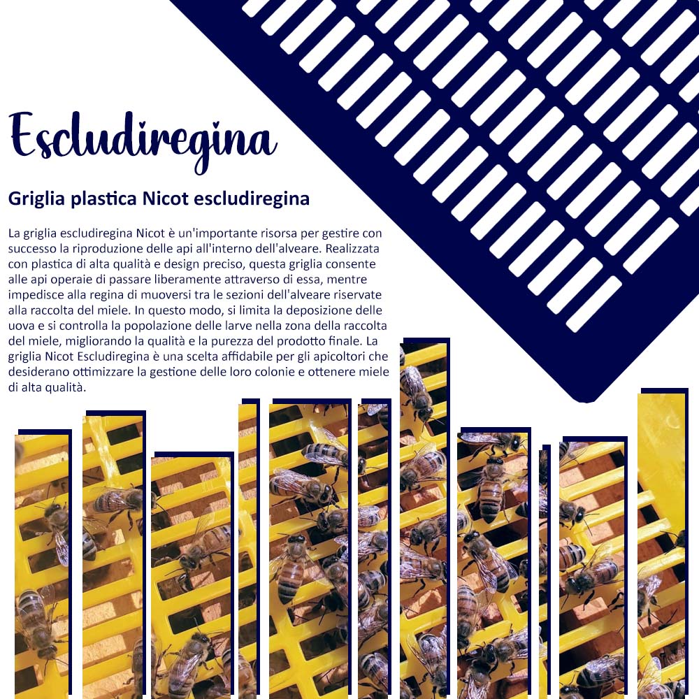 Griglia plastica Nicot escludiregina