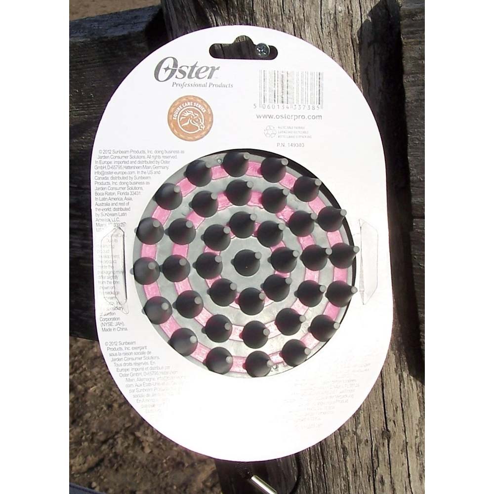 Oster striglia gomma fine per cavalli