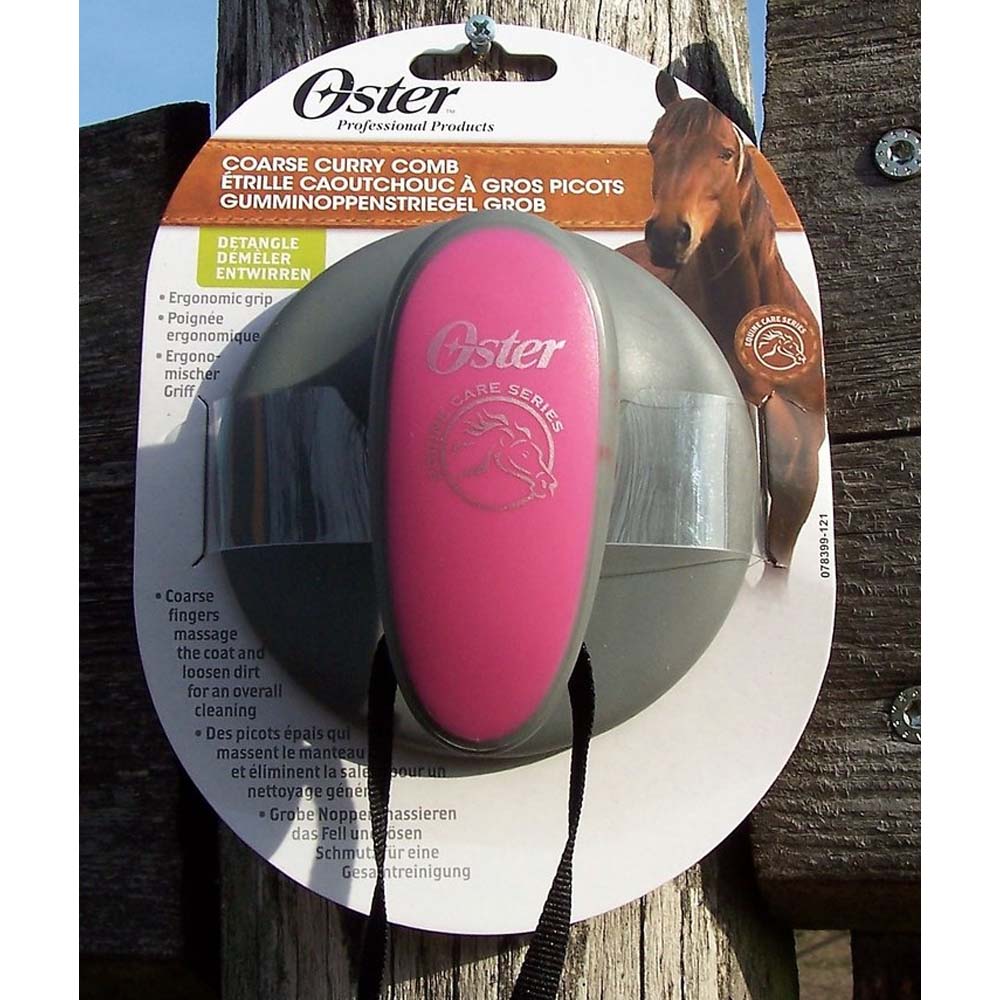 Oster striglia gomma fine per cavalli