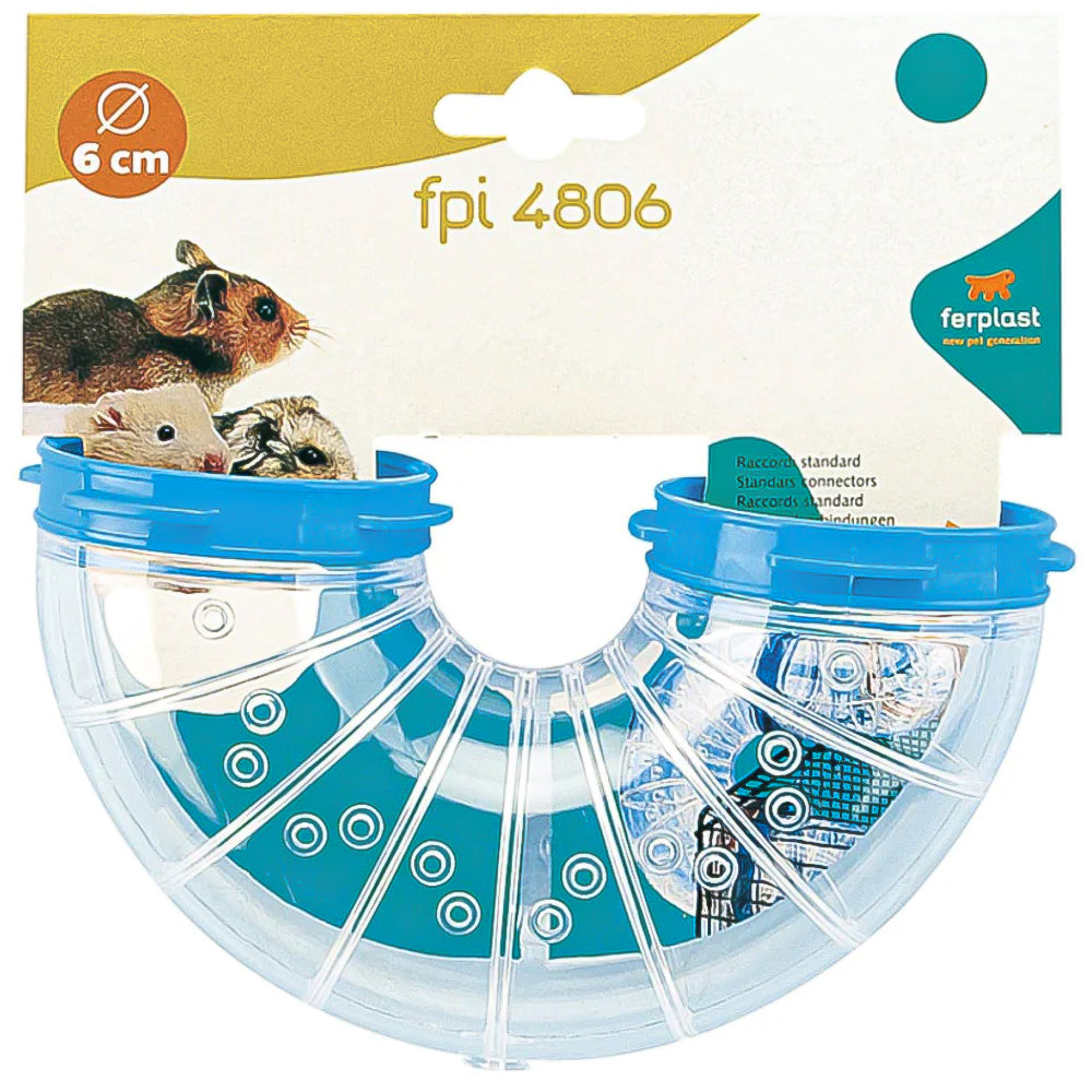 Tube FPI 4806 U TURN - Giocattolo Tubolare per Criceti in Plastica Trasparente