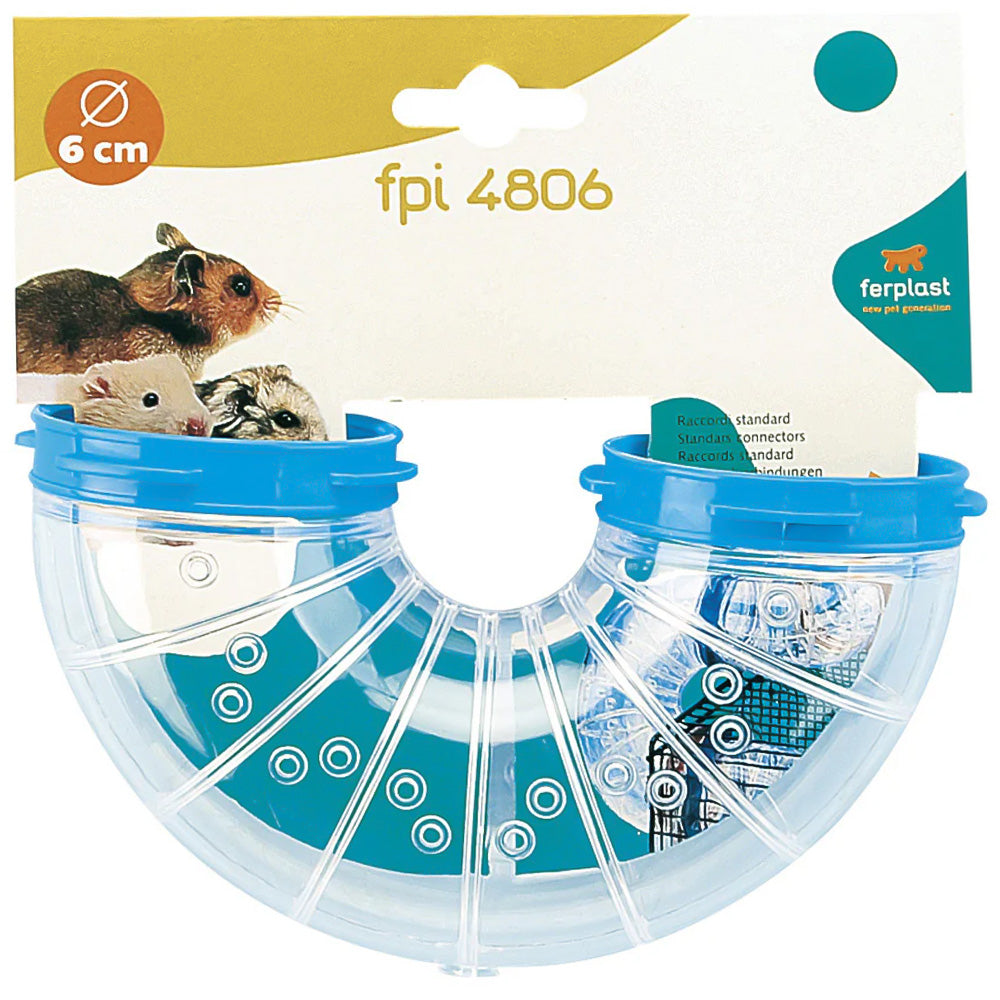 Tube FPI 4806 U TURN - Transparent Plastic Hamster Tubular Toy