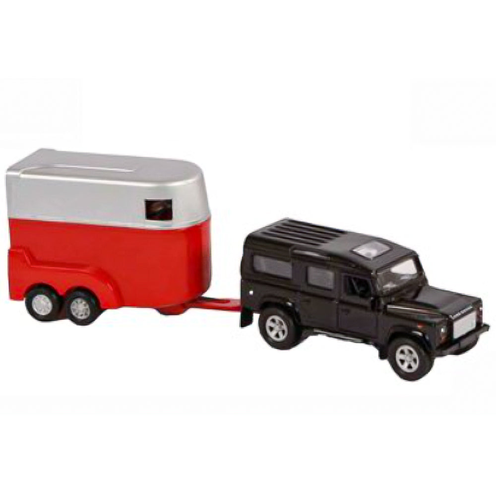 Kids Globe - Land Rover Defender con Rimorchio per Cavalli