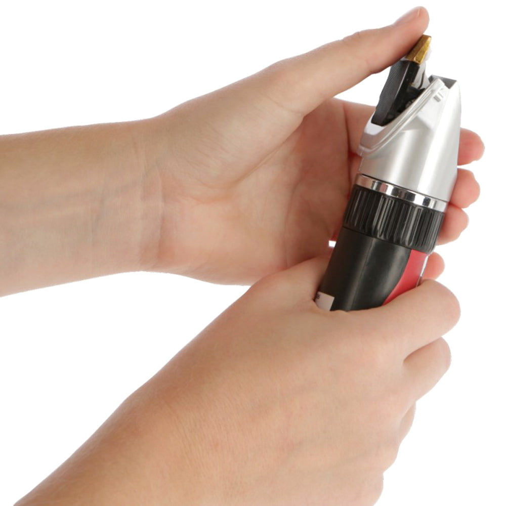 Tosatrice a batteria Sonic con cavo di carica collegato