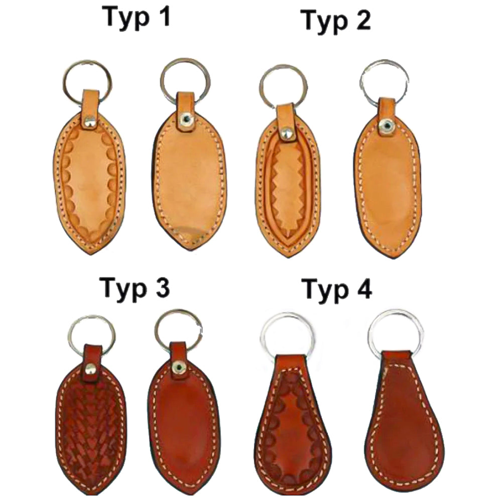 Portachiavi - 4 differenti - Pelle US