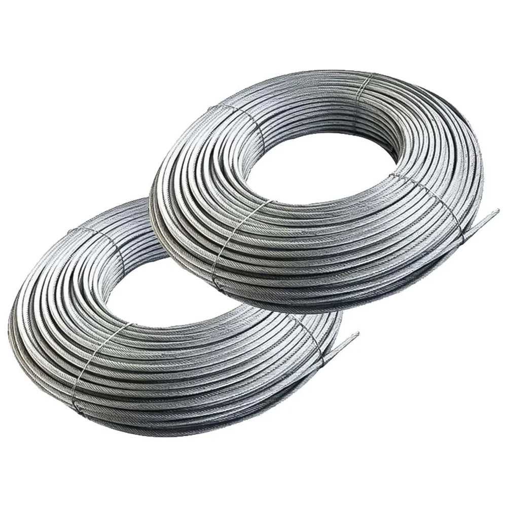 Cavo in acciaio compattato 8 mm - 30 metri lineari