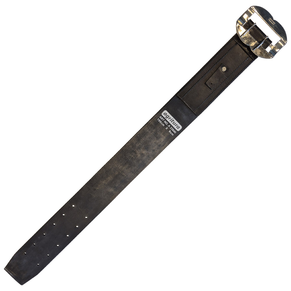 Leather Calf Strap with Durable Metal Buckle