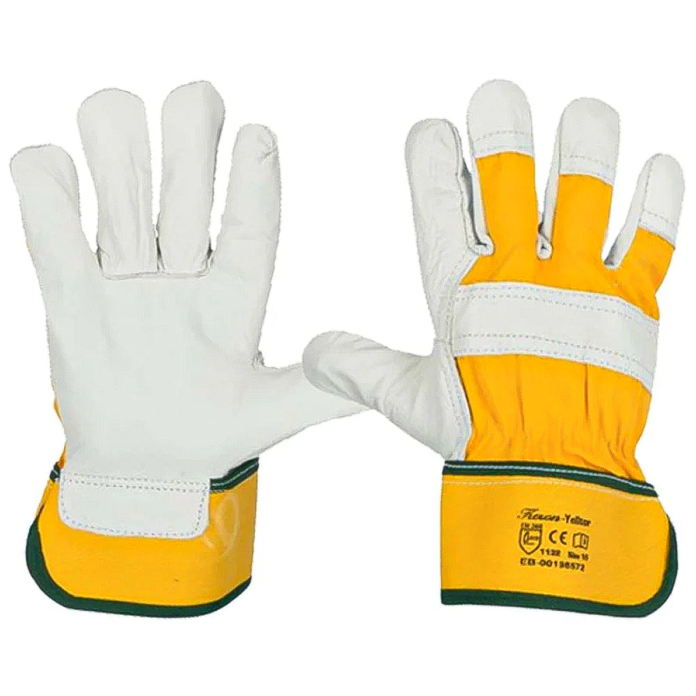 Guanto Professionale in Cuoio Bovino Yelltor