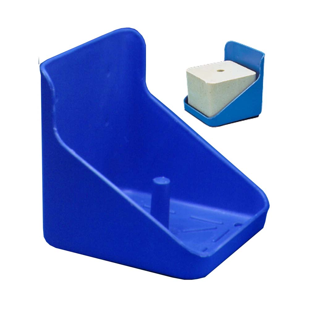 Supporto in plastica per blocchi Minerale da leccare