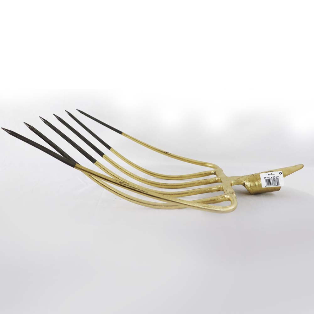 Forca per mais a 6 denti in acciaio 36 x 30 cm