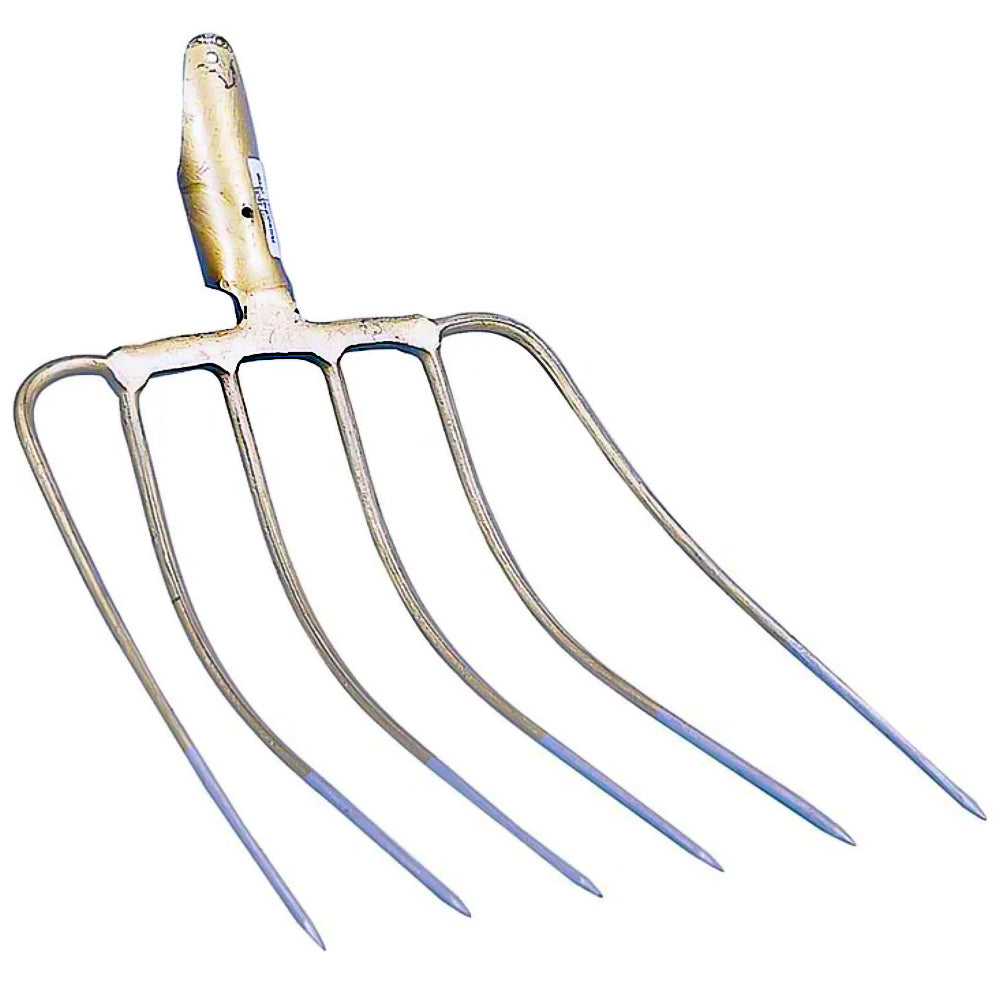 Forca per mais a 6 denti in acciaio 36 x 30 cm