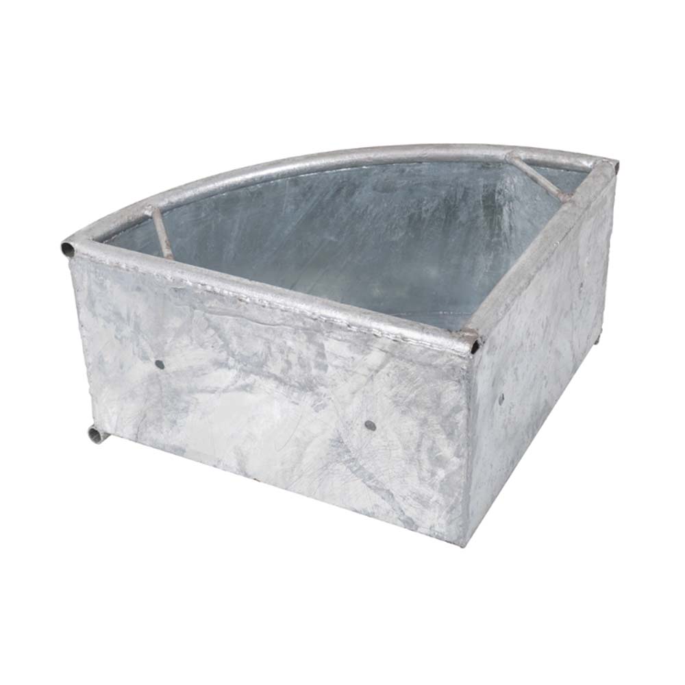 Abbeveratoio zincato ad angolo
