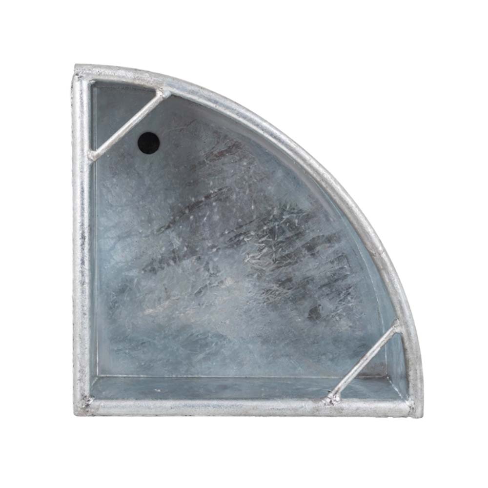 Abbeveratoio zincato ad angolo