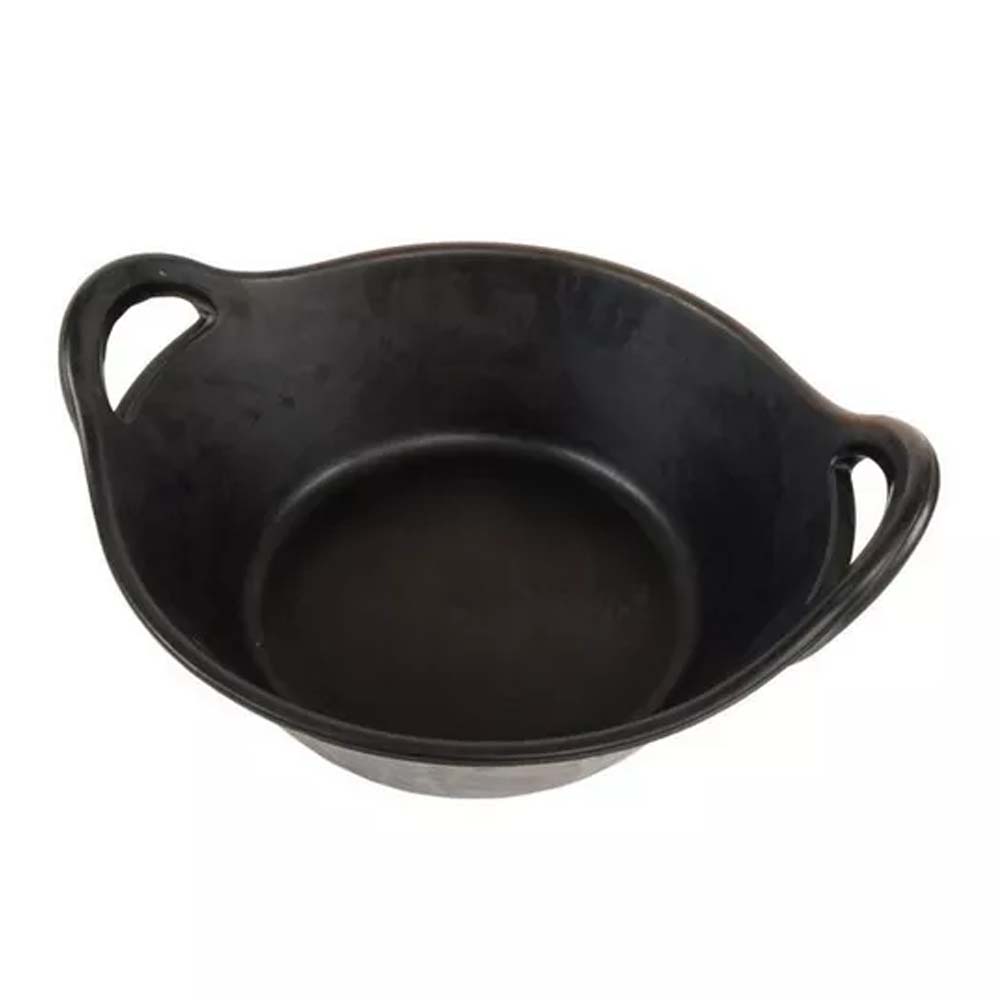 Mangiatoia in gomma flessibile nera 11 e 20 lt