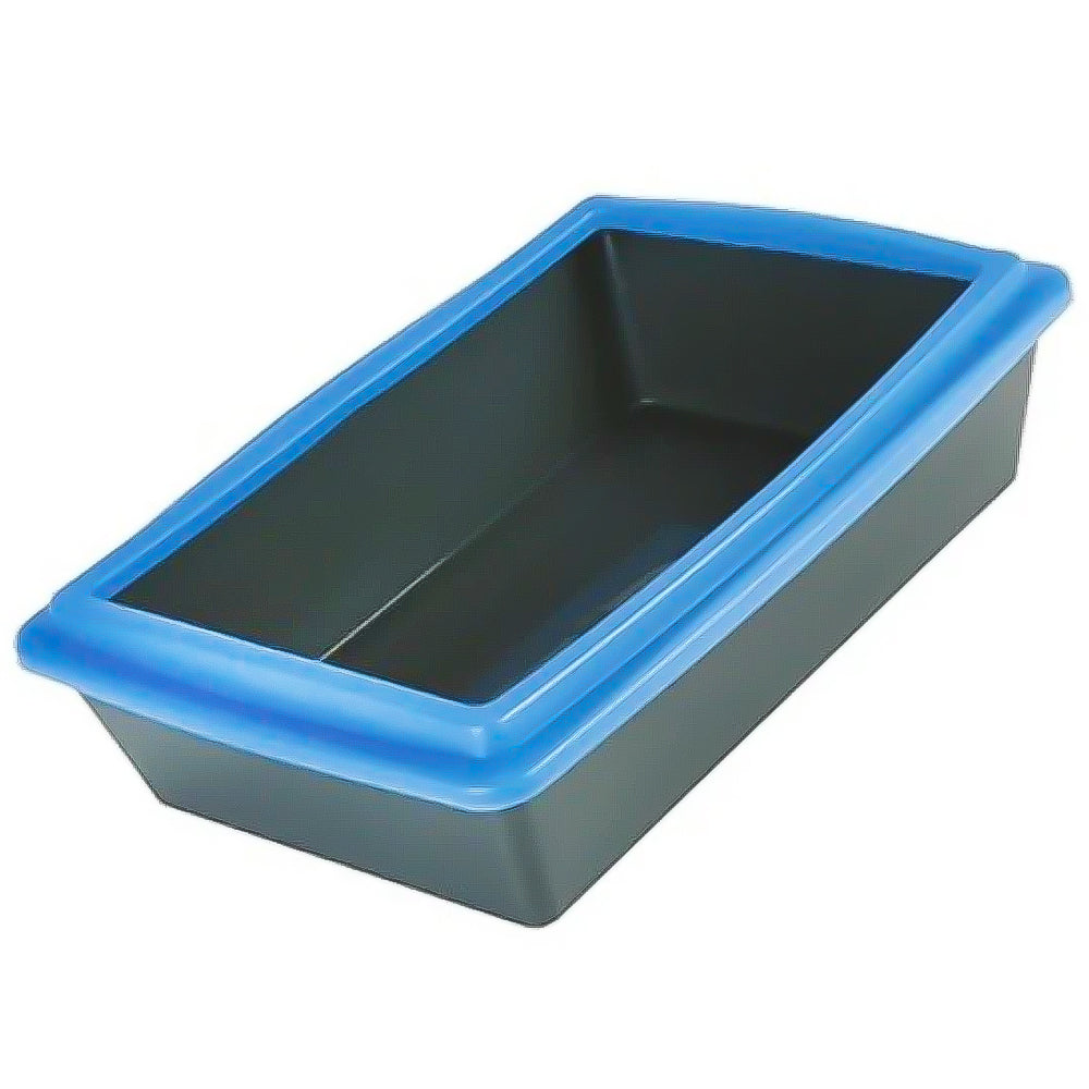 Toilette per gatti con bordo lettiera con cornic