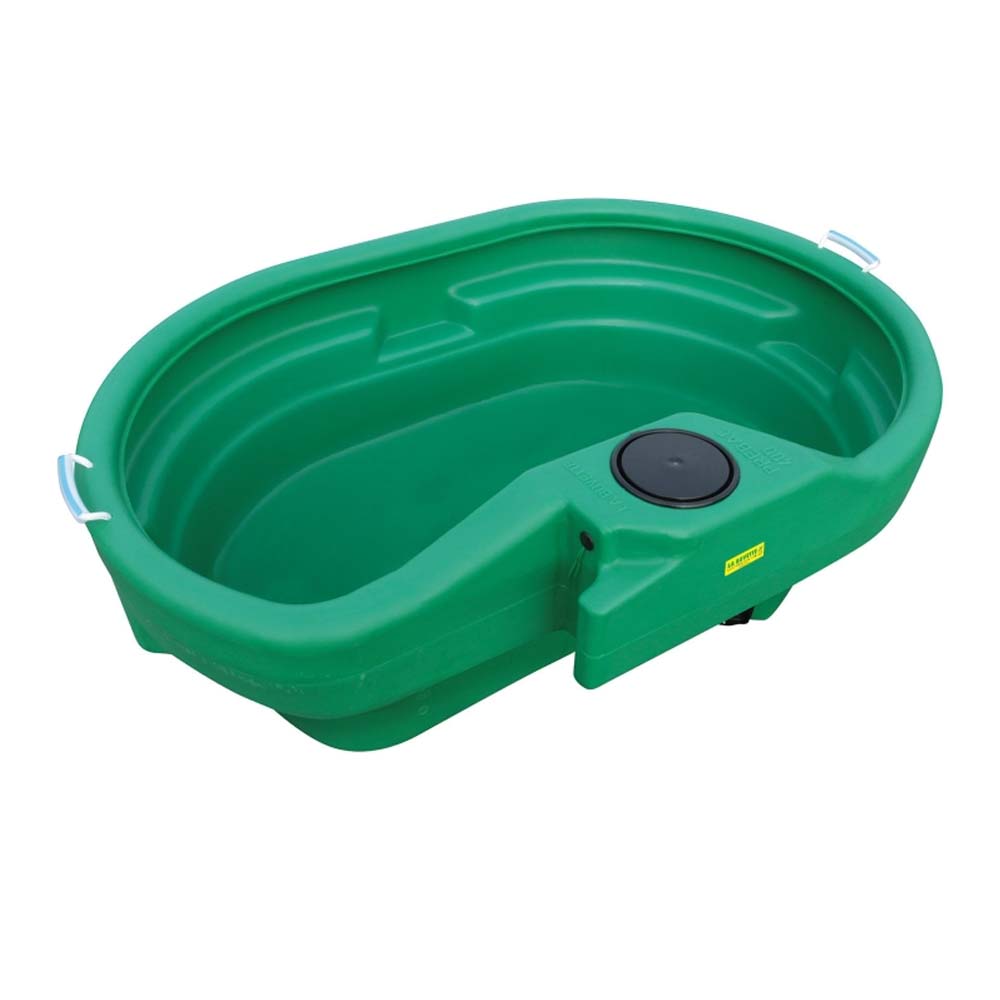 Abbeveratoio ovale per pascolo 920l con galleggiante