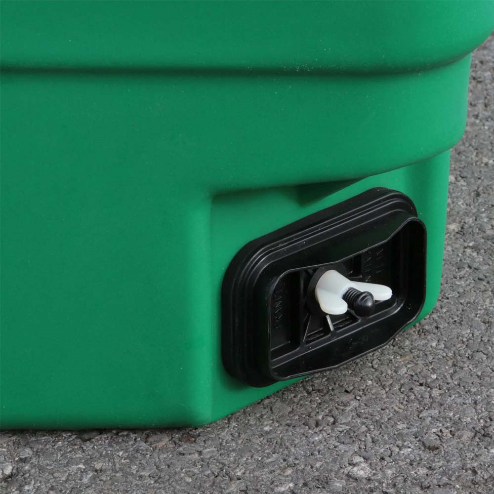 Abbeveratoio ovale per pascolo 920l con galleggiante