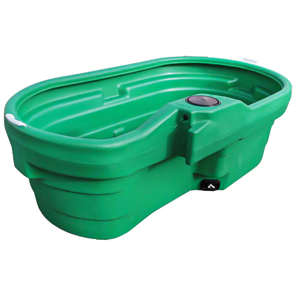 Abbeveratoio ovale per pascolo 920l con galleggiante