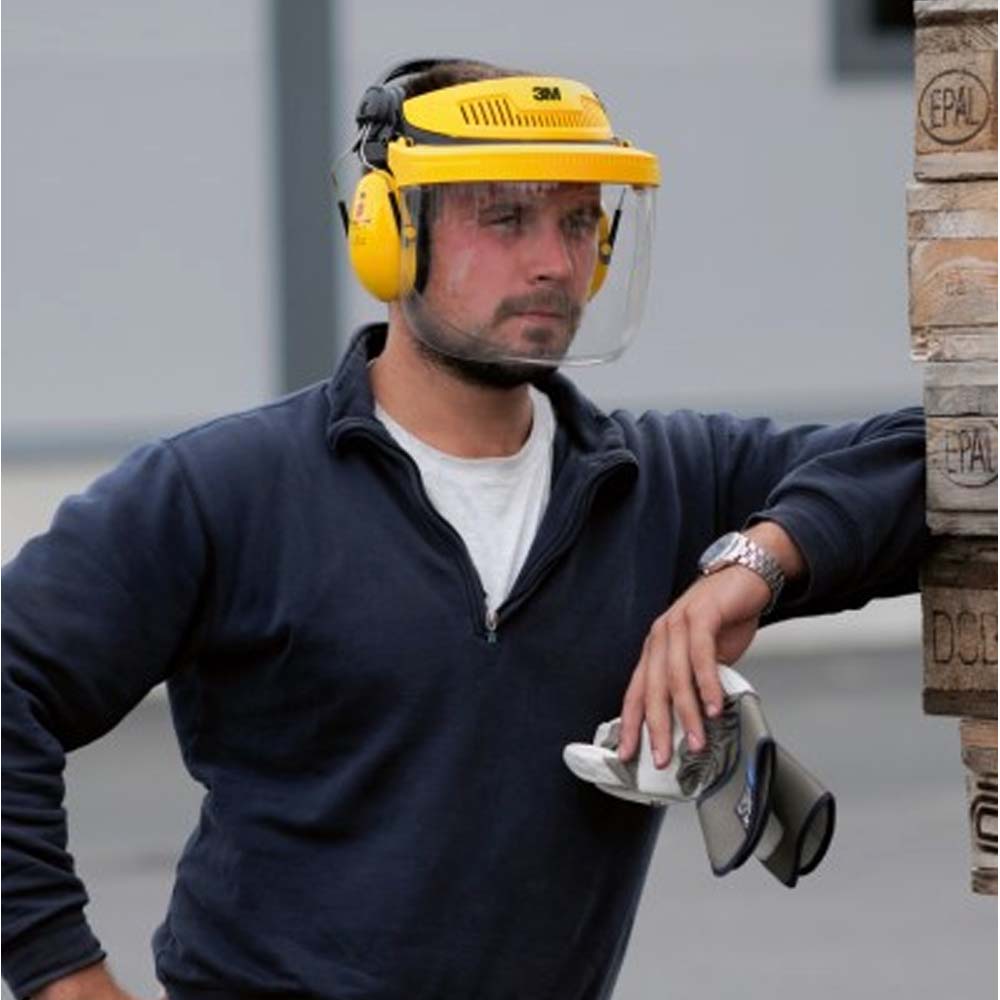 Supporto per la testa G500 con copricapo giallo