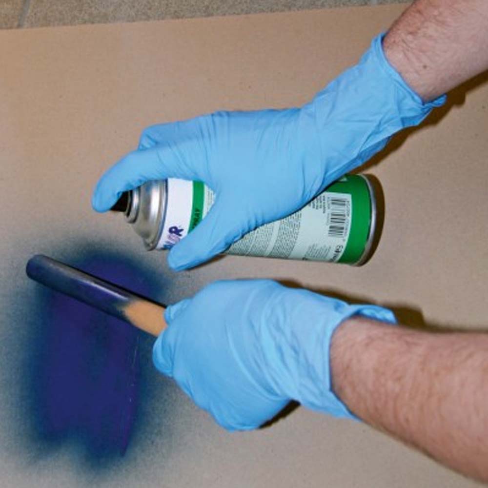 Guanto monouso in nitrile - Blu