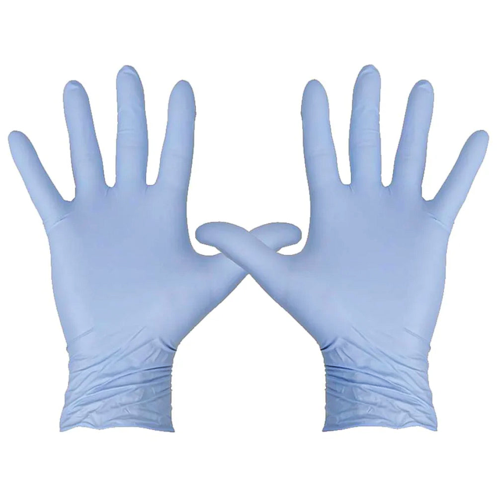 Guanto monouso in nitrile - Blu