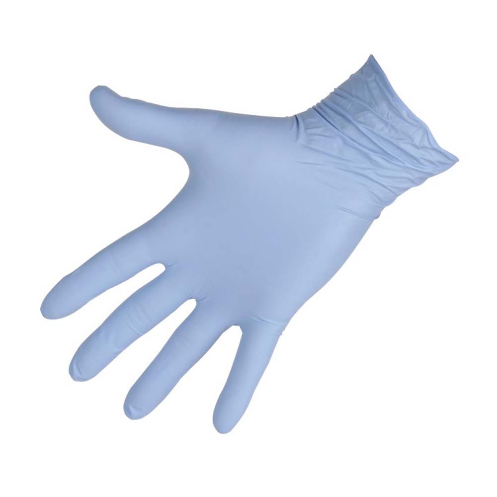 Guanto monouso in nitrile - Blu