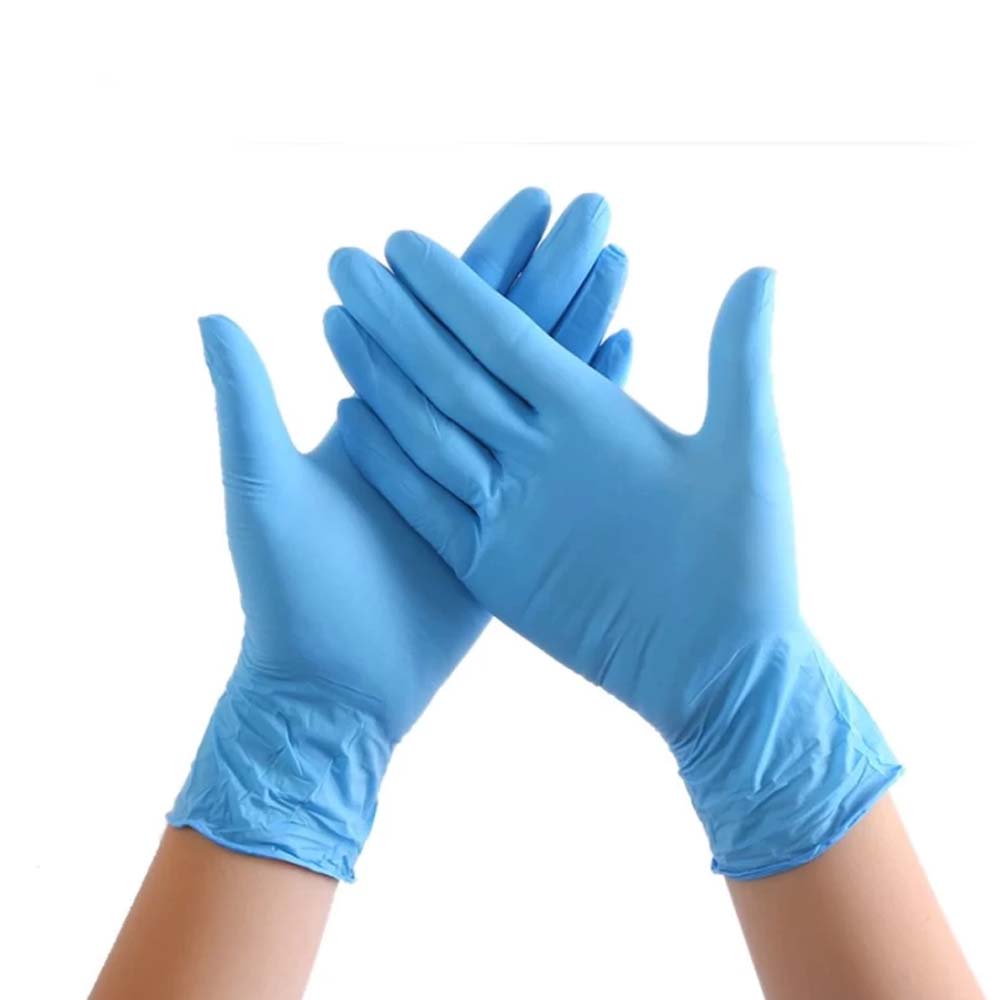 Guanto monouso in nitrile - Blu