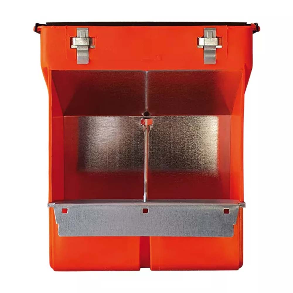 Mangiatoia automatica protezione in metallo zincato per conigli