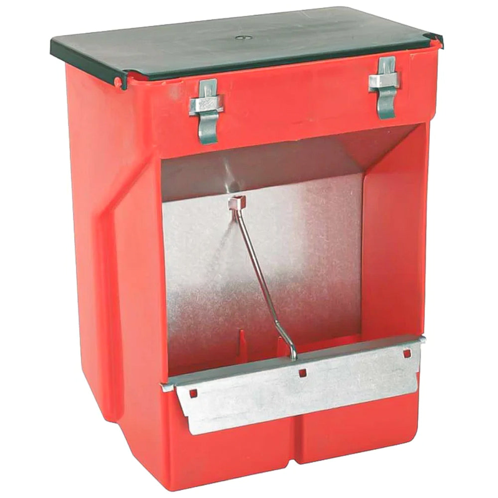 Mangiatoia automatica protezione in metallo zincato per conigli