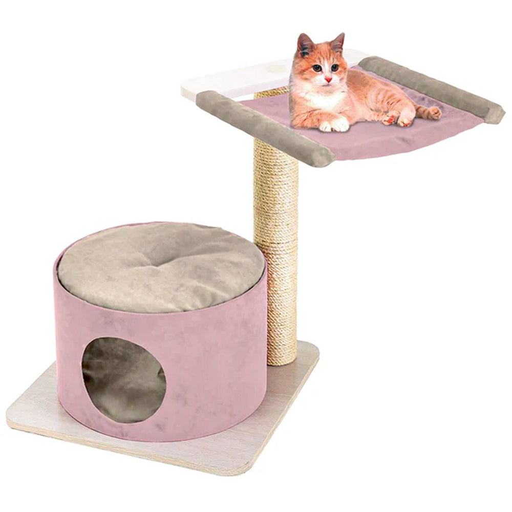 SIMBA Tiragraffi con Cuccia e Amaca per Gatti