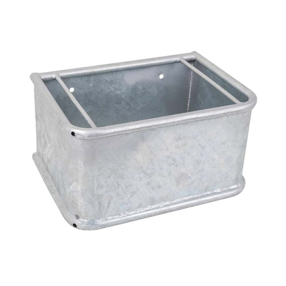 Abbeveratoio zincato rettangolare